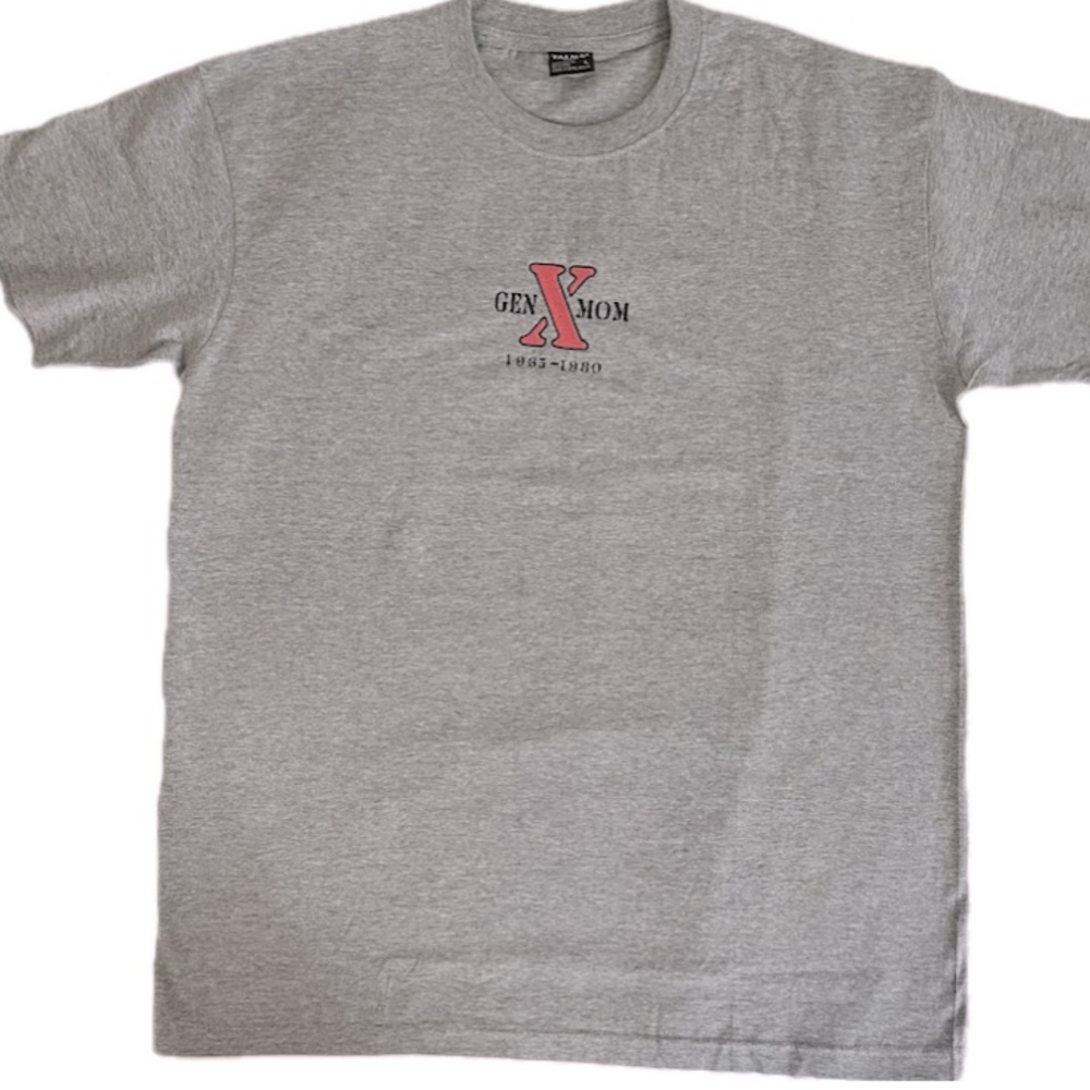 Gen X Mom Embroidered T shirt
